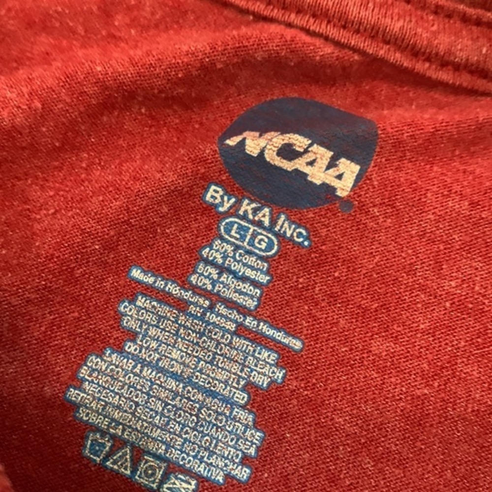 Arkansas Razorback Men’s NCAA Size Large Red‎ - Picture 4 of 4